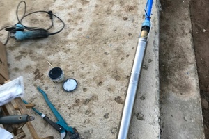 Обустройство скважины, д. Свитино